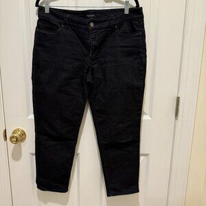 White House Black Market Skinny Crop Jeans – Size 12, Black Denim